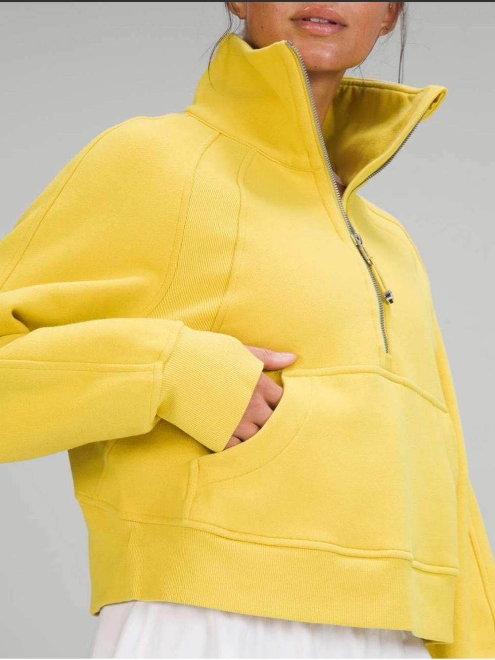 lululemon Scuba Half-Zip Funnel Pullover - Soleil Yellow XL/XXL